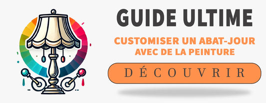 Customiser un abat-jour avec de la peinture