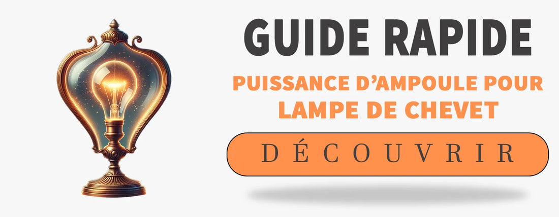 puissance ampoule lampe de chevet