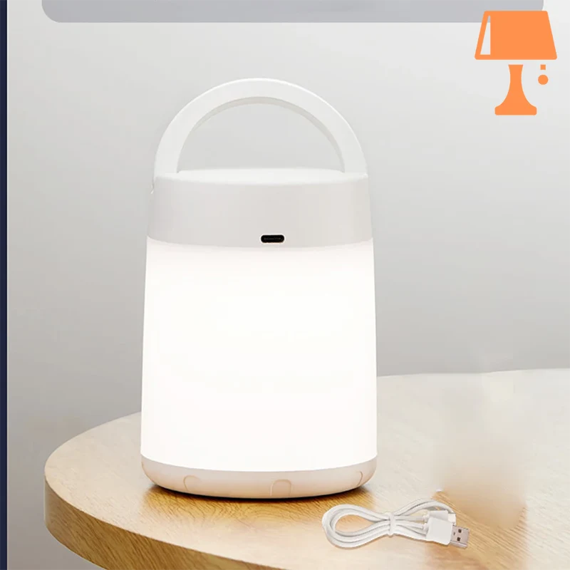 Lampe de Chevet en Plastique Originale Posée