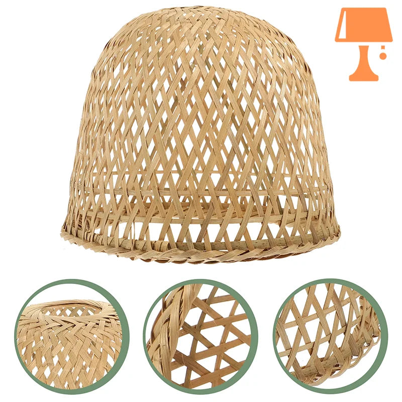 abat jour rotin naturel original