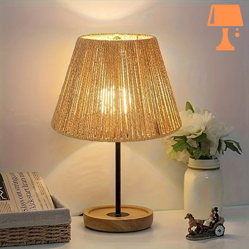 abat jour rotin pour lampe sur pied moderne