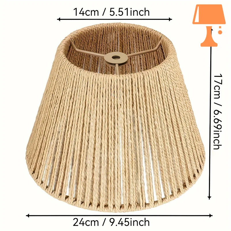 abat jour rotin pour lampe sur pied original