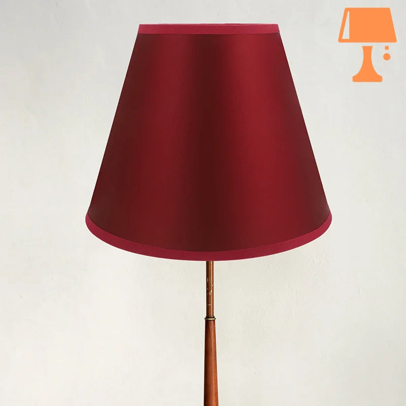 Abat jour rouge vintage moderne