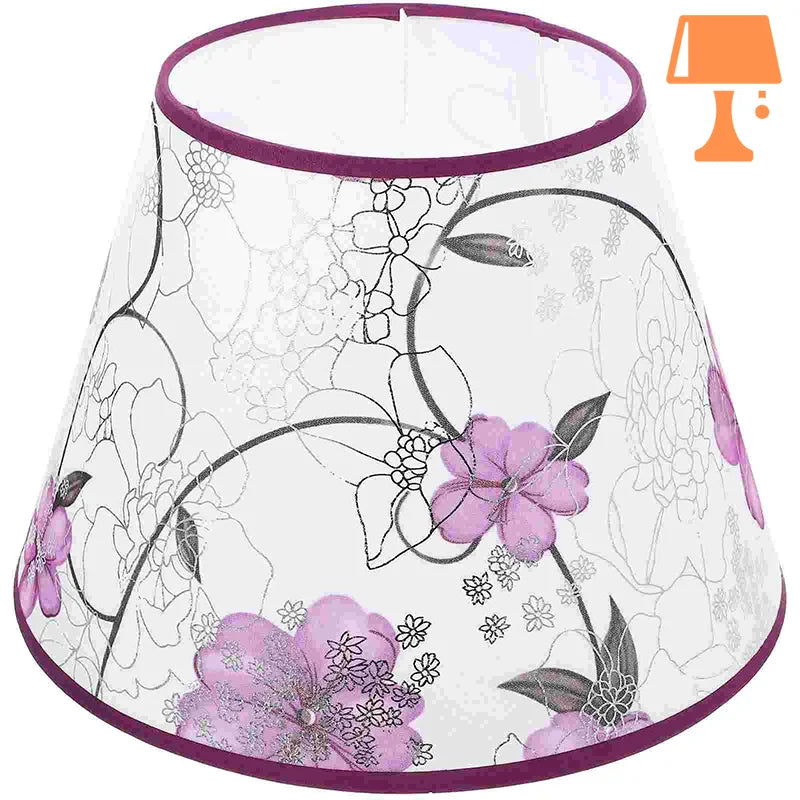 abat-jour fleur rose design
