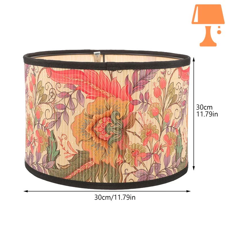 abat-jour floral mesure