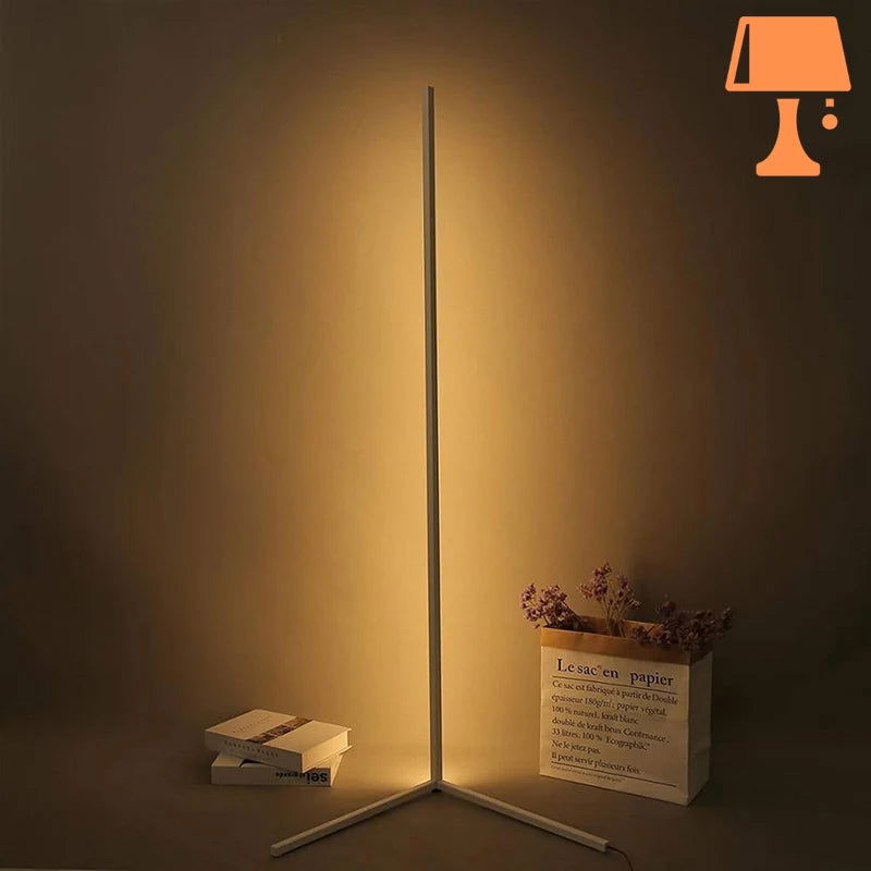 grande lampe de chevet noir de face
