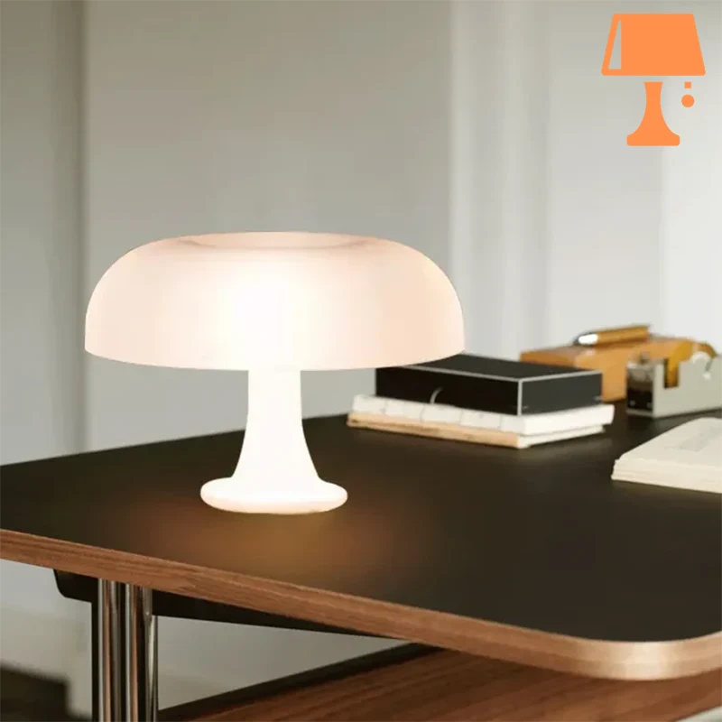 Lampe de Chevet Vintage Année 70 Blanche