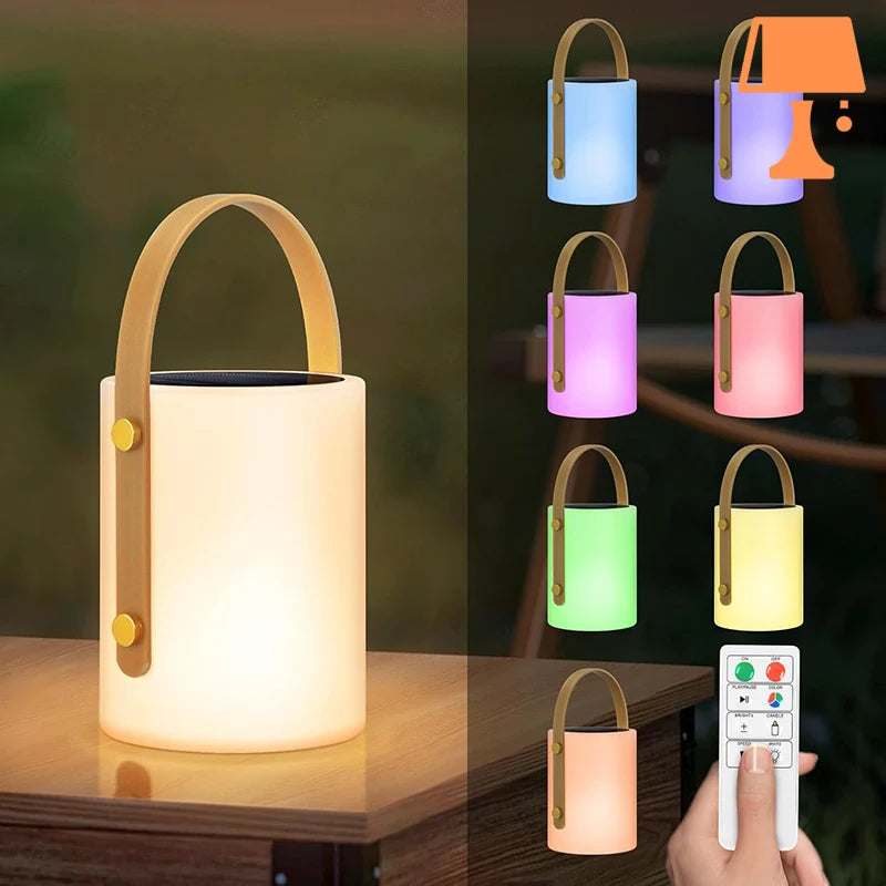 lampe de table solaire intérieur couleur