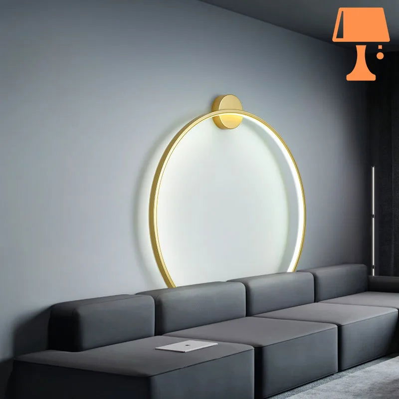 lampe-murale-ronde-blanche