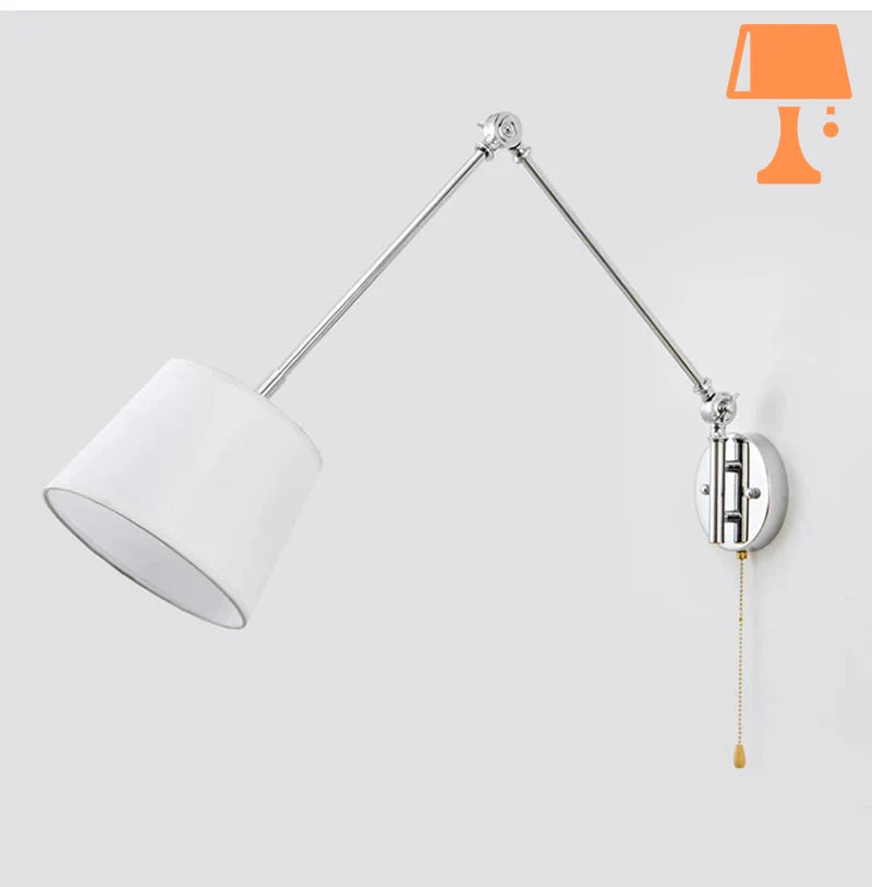 lampe articulée murale blanc
