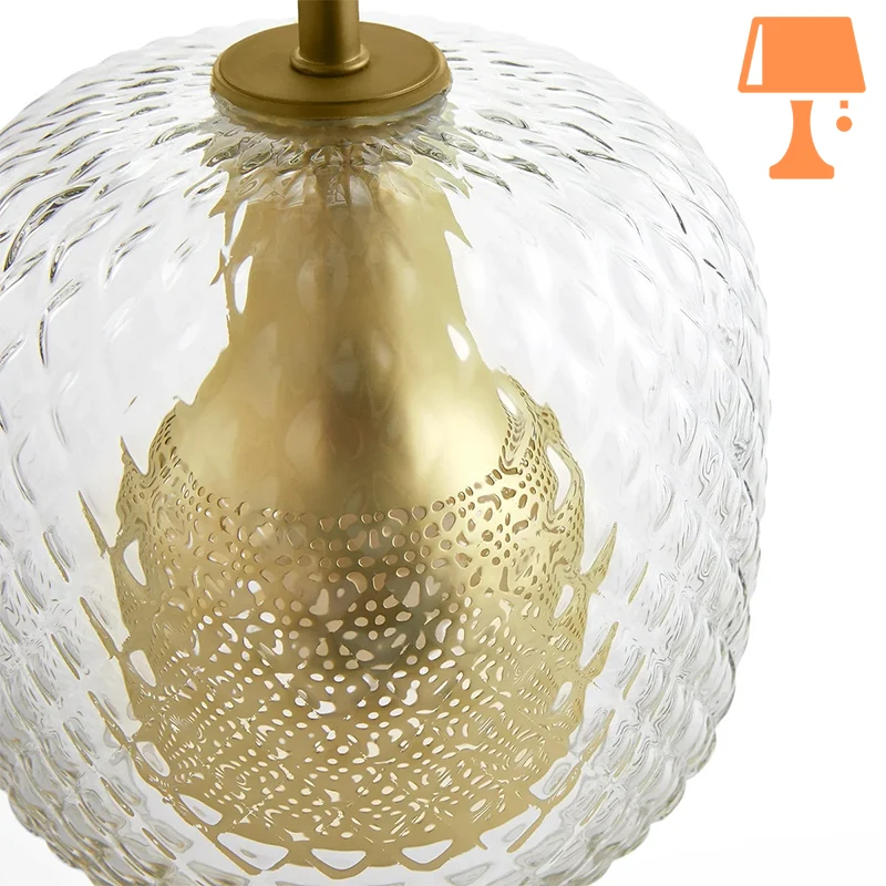 lampe de chevet ampm abat-jour