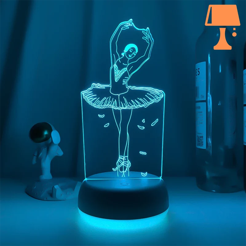 lampe de chevet ballerine enfant