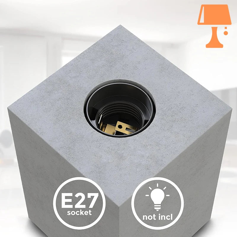 lampe de chevet béton base