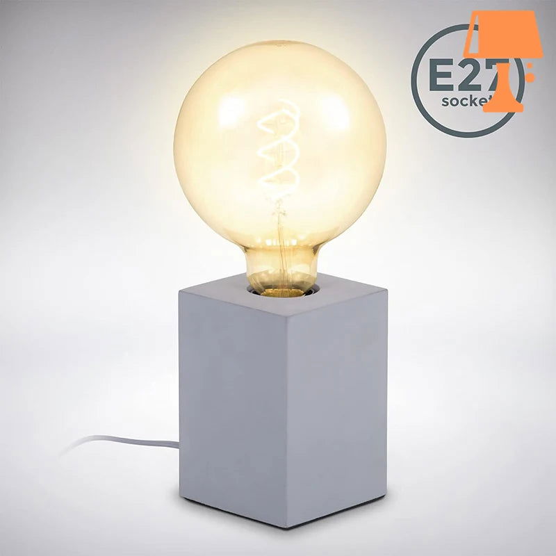lampe de chevet béton design