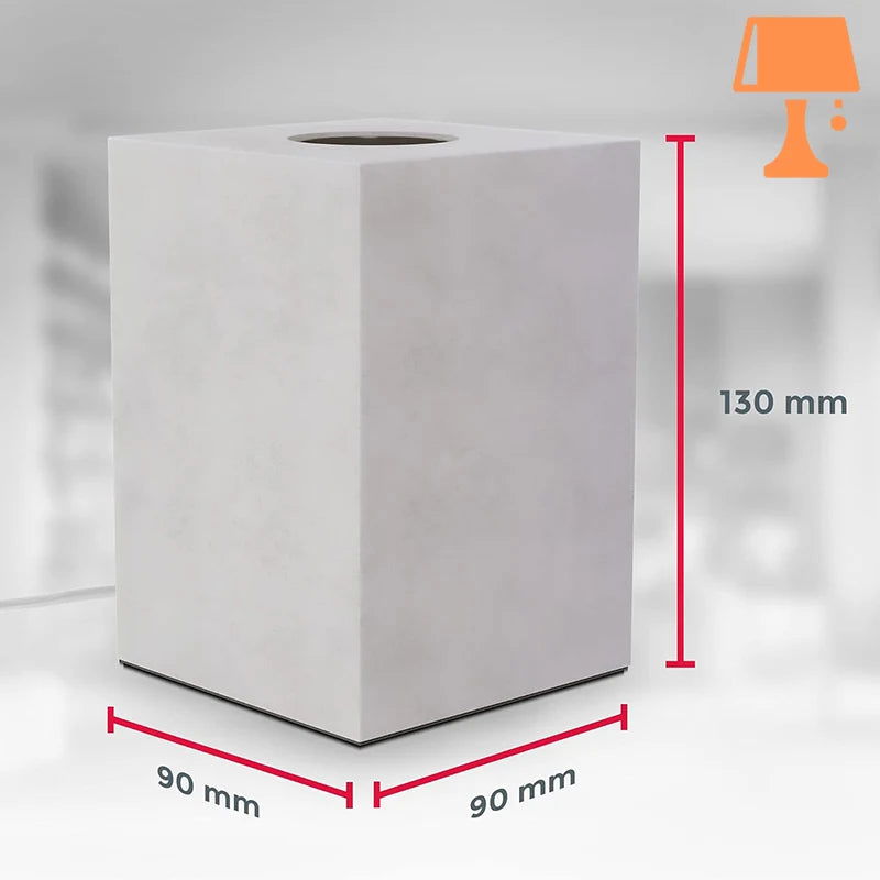 lampe de chevet béton mesure