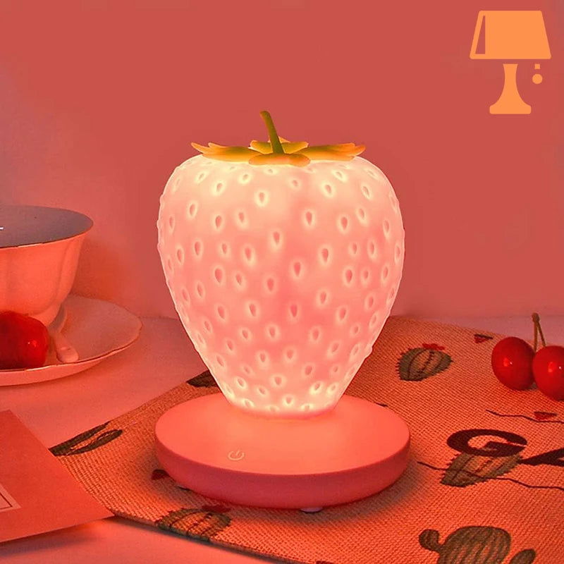 lampe de chevet charlotte aux fraises design