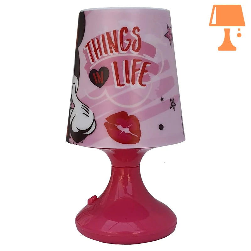 lampe de chevet enfant minnie chambre