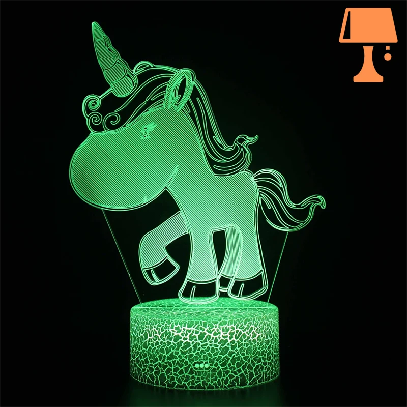 lampe de chevet fille licorne b