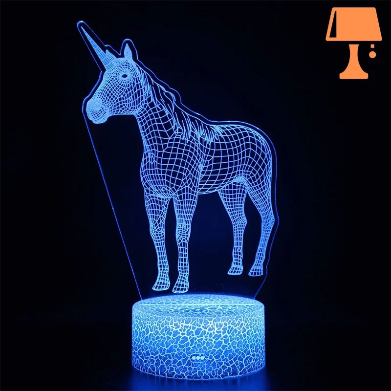 lampe de chevet fille licorne l