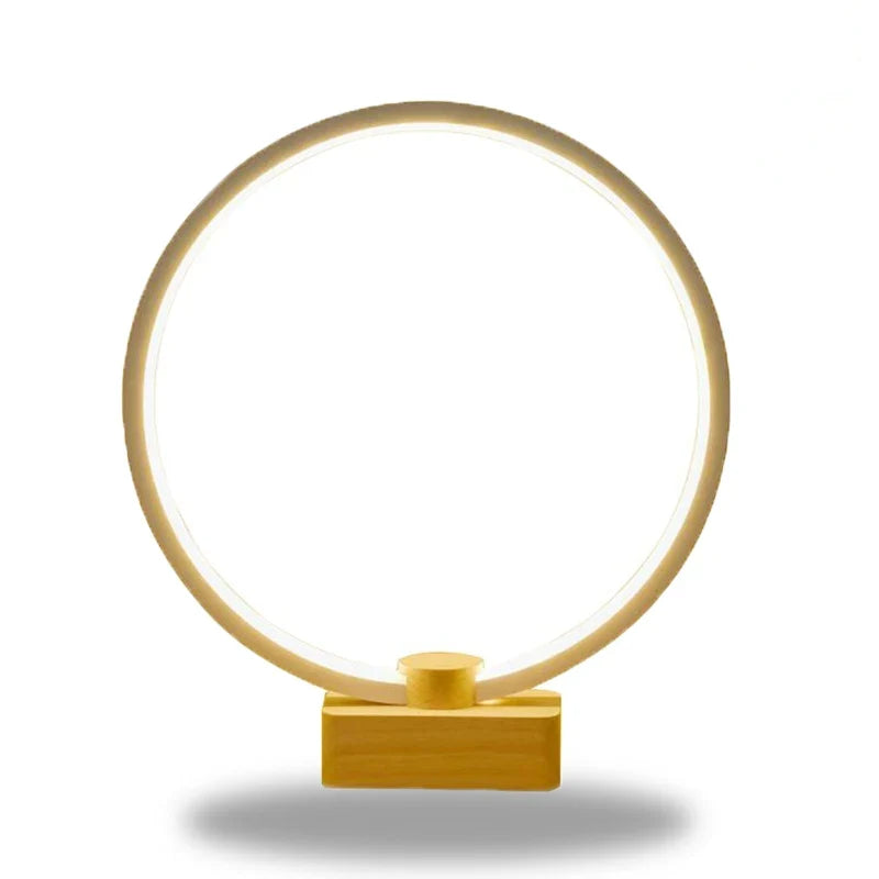 lampe de chevet ronde bois