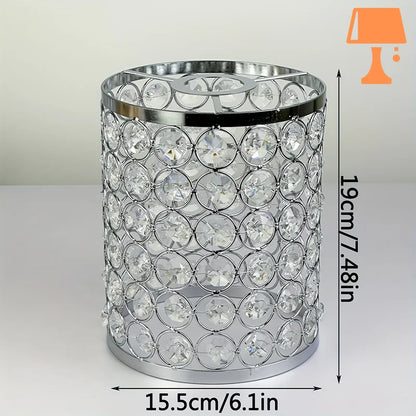 abat-jour cristal luxe
