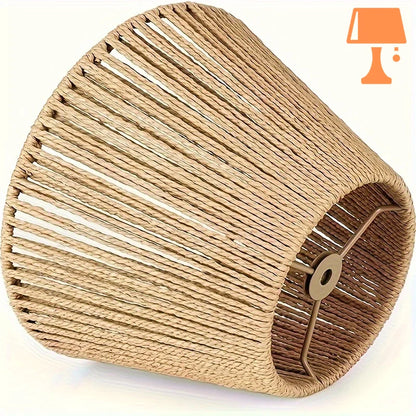 abat jour rotin pour lampe sur pied design