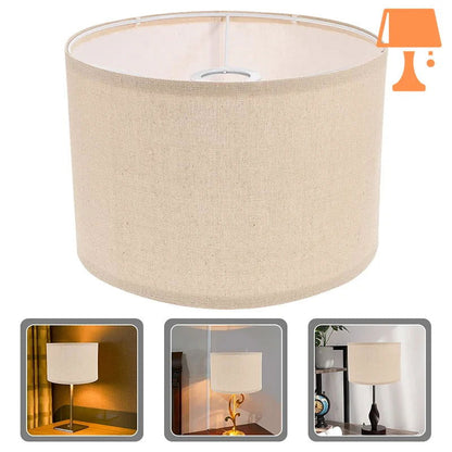 abat-jour beige lin design