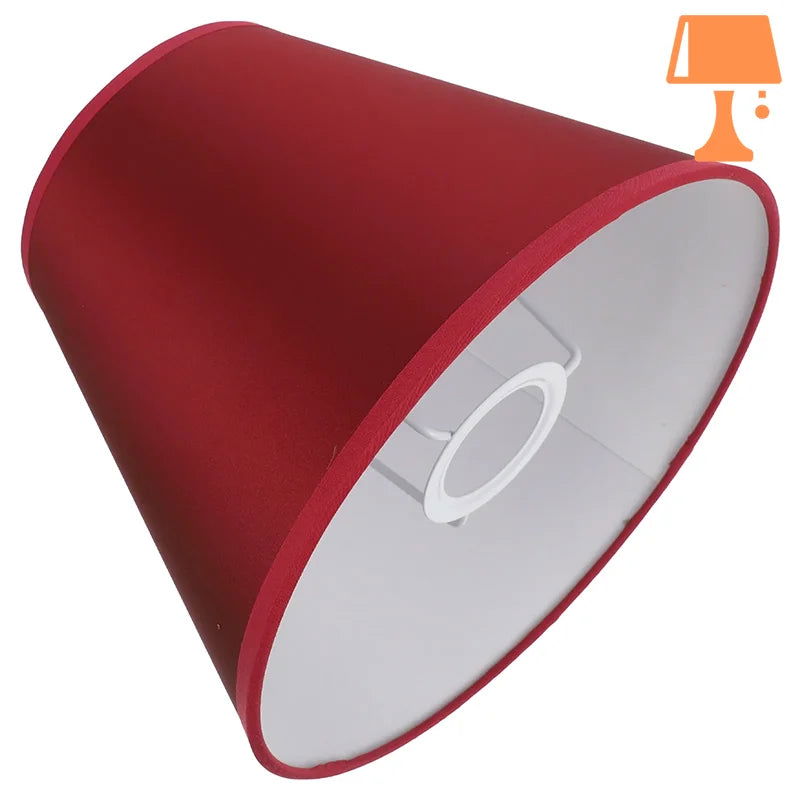 abat-jour lampe de chevet rouge côté