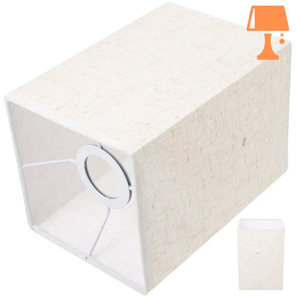 abat-jour rectangulaire blanc originale