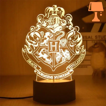 lampe de chevet 3d harry potter 