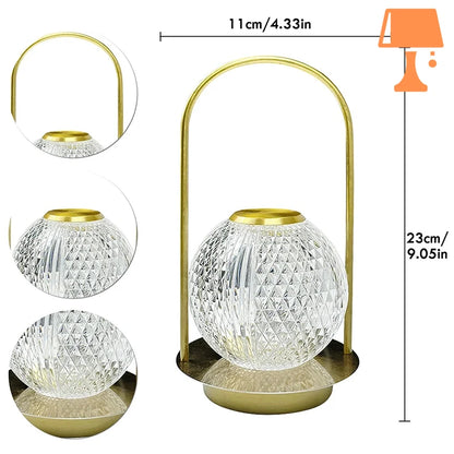 lampe de chevet à led mesure
