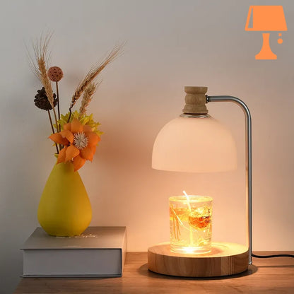 Lampe de Chevet Rétro Bohème Allumée