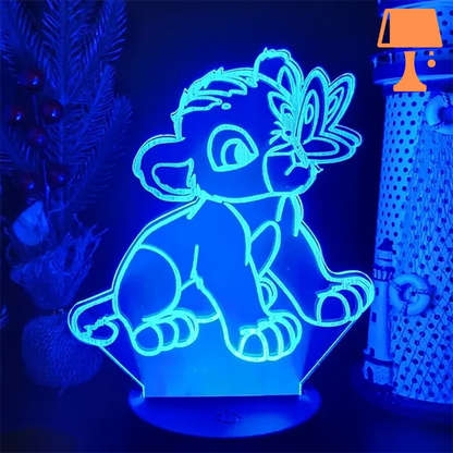 lampe de chevet roi lion b