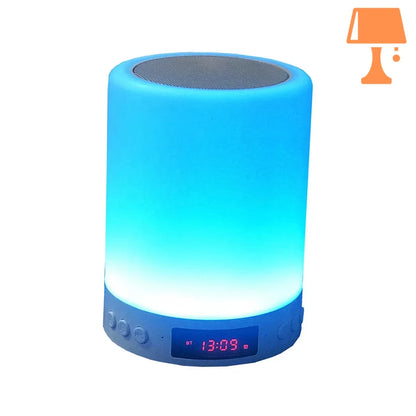 lampe de chevet tactile port usb bleu