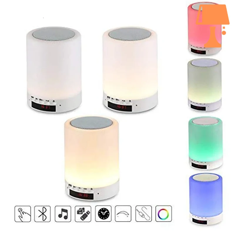 lampe de chevet tactile port usb couleur