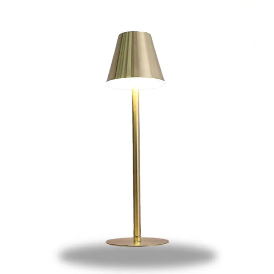 lampe de chevet tactile verte doree