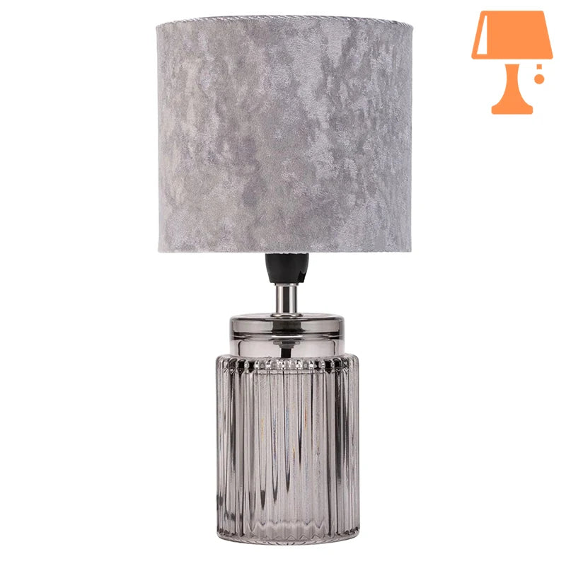 lampe de chevet velours design