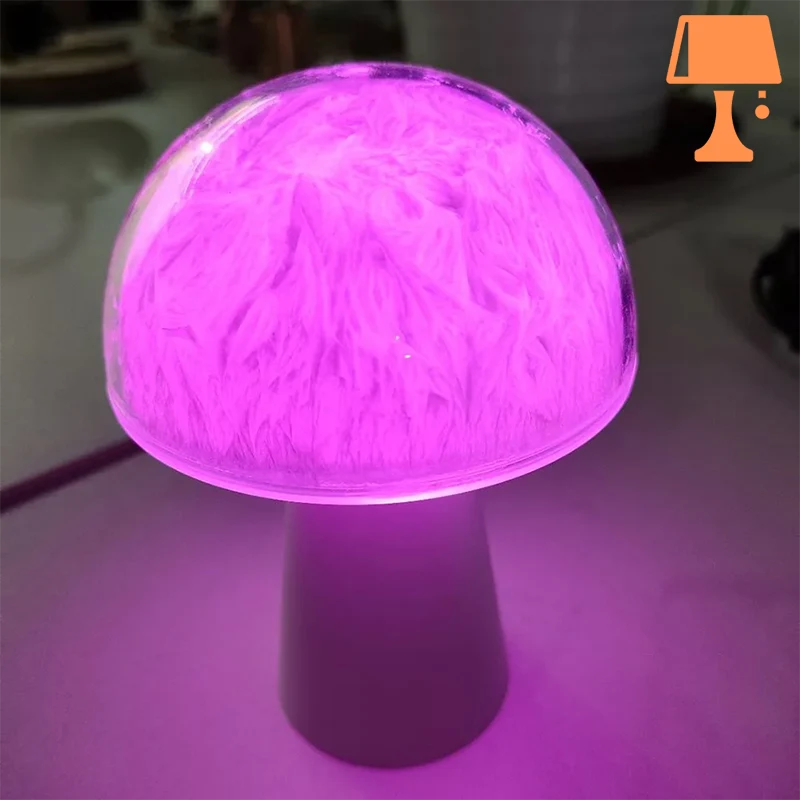 Lampe de Chevet Vintage Champignon AAbat-Jour