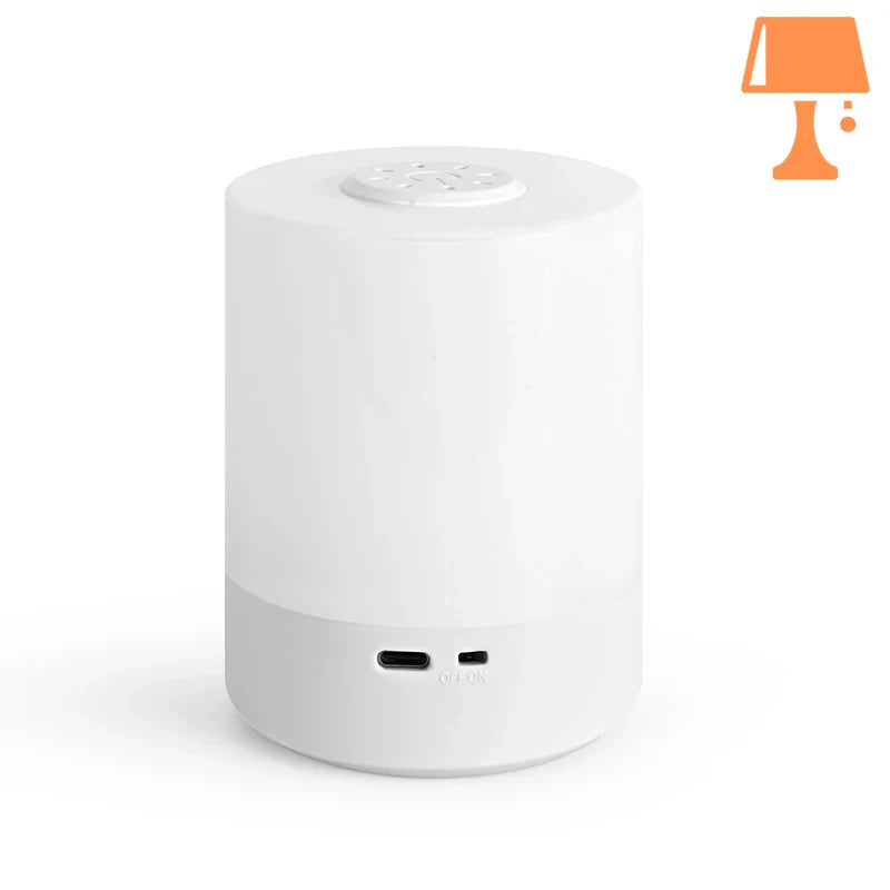 lampe tactile de chevet blanche