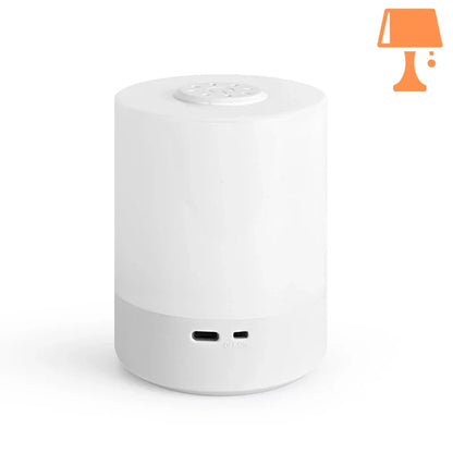 lampe tactile de chevet blanche