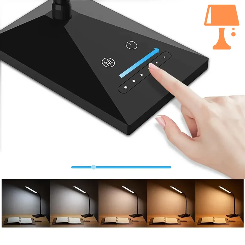 lampe de chevet amovible avec intensité lumineuse ajustable