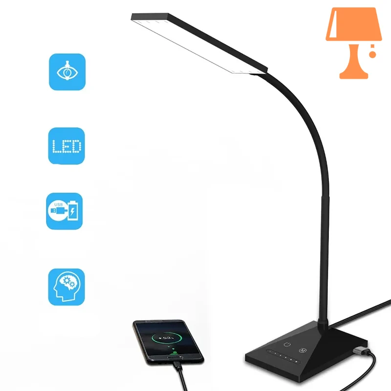 lampe de chevet amovible avec usb