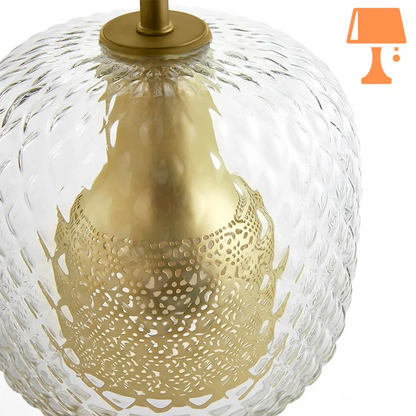 lampe de chevet ampm abat-jour
