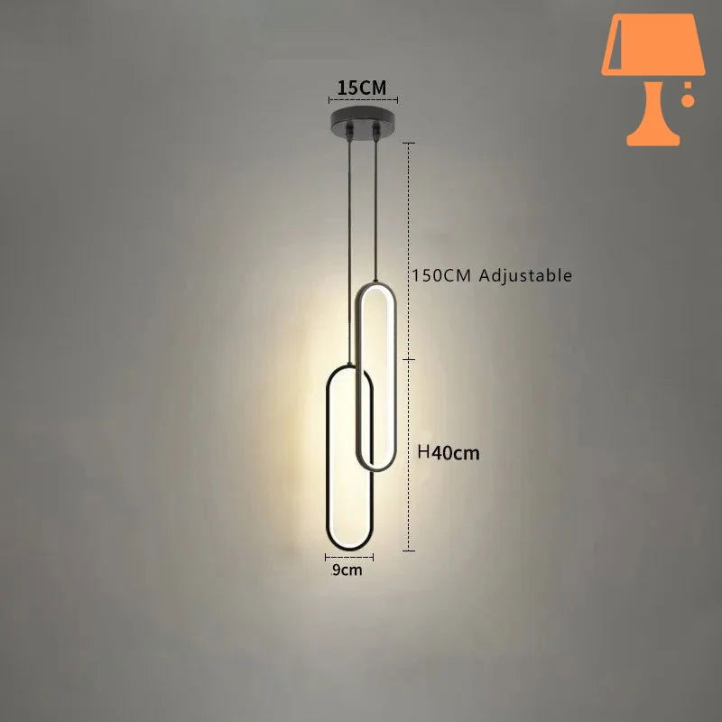 lampe de chevet au plafond mesure