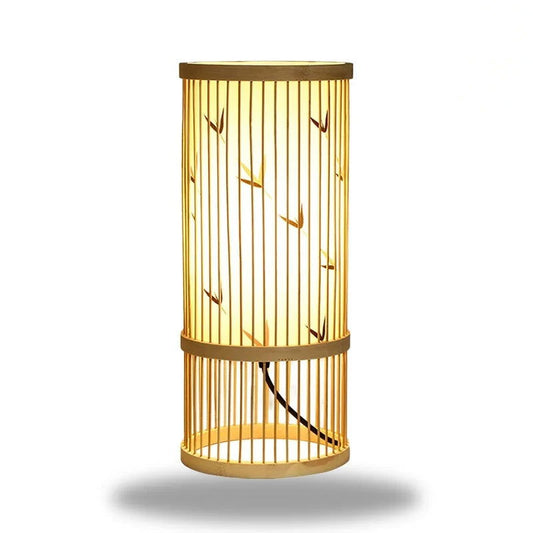 lampe de chevet bois fait maison