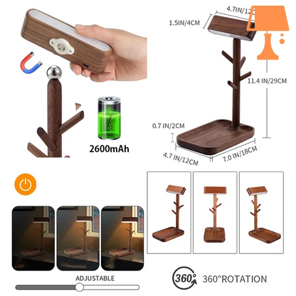 lampe de chevet champetre mesure