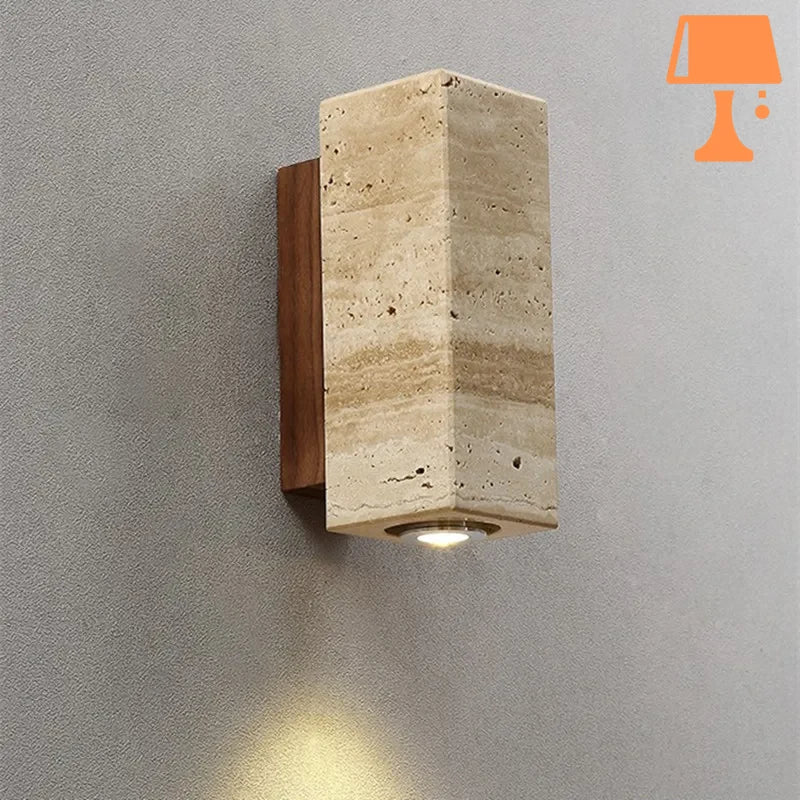 lampe de chevet en pierre originale