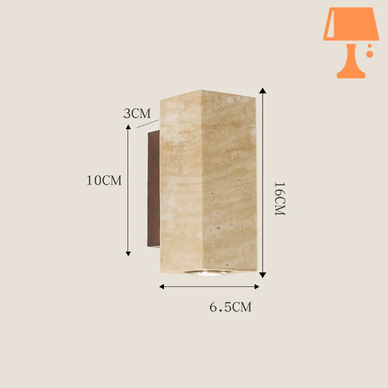 lampe de chevet en pierre style b