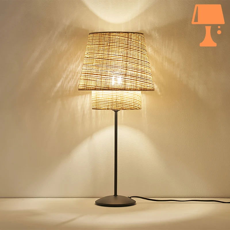 lampe de chevet fabrication française allumée