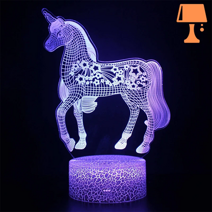 lampe de chevet fille licorne c